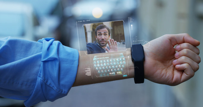 Как будут выглядеть компьютеры будущего Wearable Device Зображення - огляд 871,233 Стокові фото, векторні зображення й в