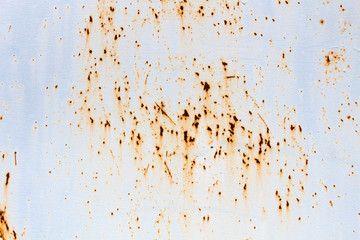 The rust on metal bad condition surface