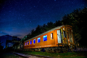 Fototapeta premium Tren de medianoche