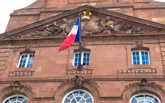 Frankreich, Elsass, Rathaus 