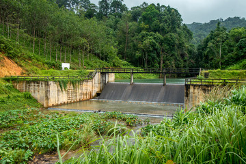 Weir softering water for agriculture,Thailand