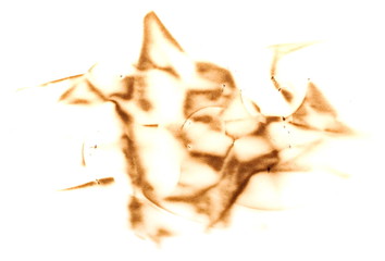 Set of burnt holes of paper, texture and background