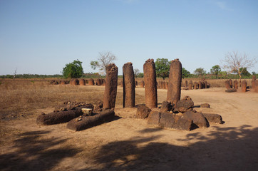 Wassu stone circles, Gambia - obrazy, fototapety, plakaty
