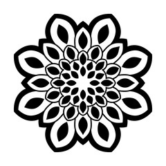 Arabesques black and white color. Template for engraving, embroidery, burning out on a tree and other creative. Logo eco style.