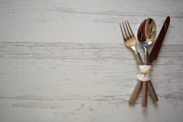 cutlery copy space