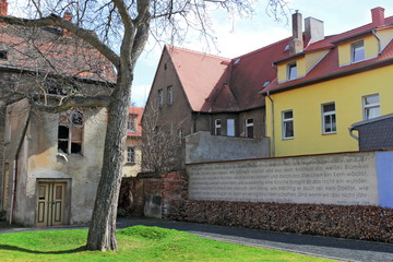 Eisleben mit Lutherzitat