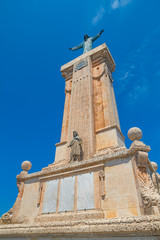 Statue of Jesus of the Sacred Heart on Menorca