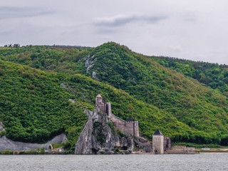 Fototapeta na wymiar Golubac Fortress Serbia on the Danube River
