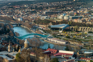 Fototapeta premium TBILISI, GEORGIA The Presidential Administration of Georgia is the executive body of administration of President of Georgia. The construction commenced in 2004.