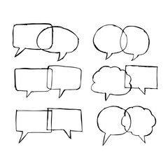 Speech Bubble hand drawn