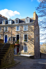 Haus, Edinburgh, England, United Kingdom, Architektur, Alt, Natur, schön, unversehrt  