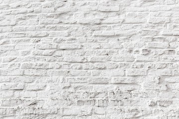 white brick wall grunge texture