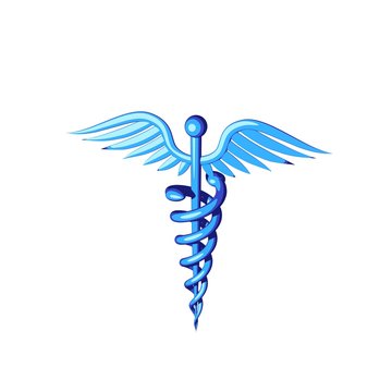 Medical symbol. Isolated on white background. Cartoon style.