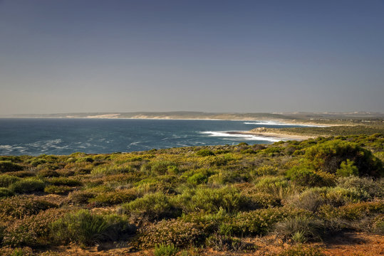 Western Australia – rough Costline with blue sky