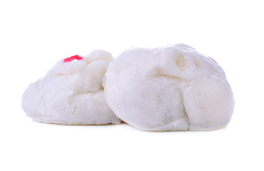 Chinese Steamed Buns isolated on white