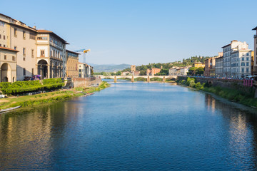 Obraz premium Ponte S.Trinita in sunset