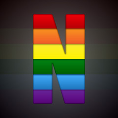 Vector abstract sign of rainbow. LGBT community.