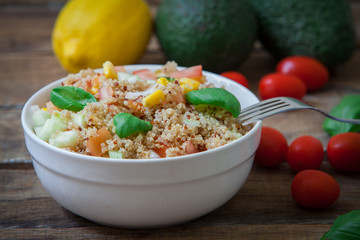 Quinoa vegan salad