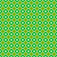 Seamless texture with stars and ornament