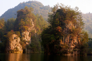 Beautiful mountain lake