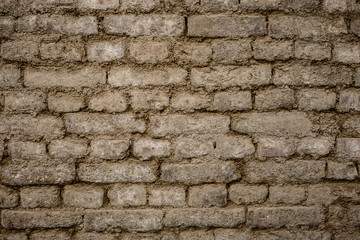 Grunge gray brick wall