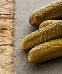 Pickled gherkin.