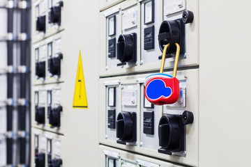 Lockout Tagout , Electrical safety system separated power or energy from electrician or worker.