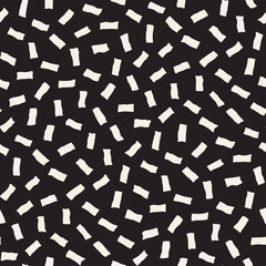 Vector Seamless Pattern. Abstract Background With Scattered Geometric Shapes.