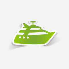realistic design element: yacht