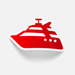 realistic design element: yacht