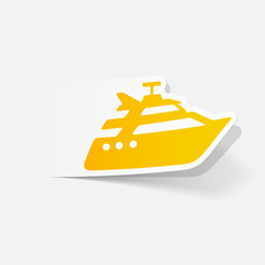 realistic design element: yacht