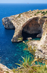 Blue Grotto - one of nature landmarks on Malta