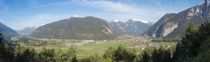 Fototapeta na wymiar Tirol, Austria. Great view to the Nassereith area