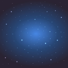 Fototapeta na wymiar Space background with stras. Starry sky. Vector illustration.