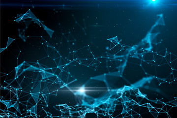 Futuristic virtual technology background