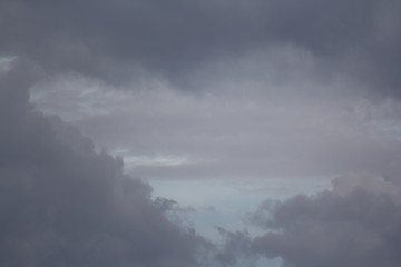 Obraz premium dark cloudy sky background in rainy season, weather forecast