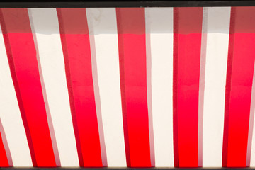 red and white striped awning background