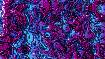 Colorful glossy abstract background. High resolution 3d render.