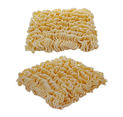 Noodle, Ramen on White Background