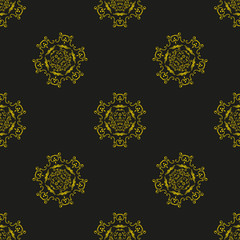 Abstract geometric retro seamless pattern vector illustration.