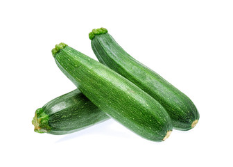 zucchini isolated on a white background