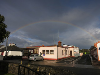 Rainbow Over the Library