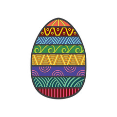 Easter egg colorful