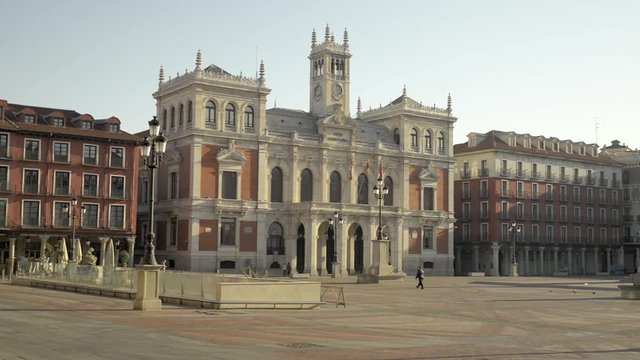main square of Valladolid, Spain. Capital of the Autonomous Community of Castilla y Leon
