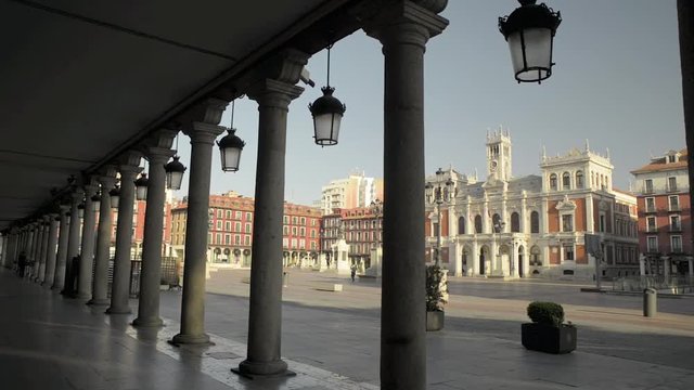 main square of Valladolid, Spain. Capital of the Autonomous Community of Castilla y Leon