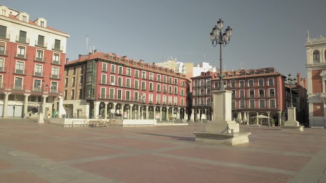 main square of Valladolid, Spain. Capital of the Autonomous Community of Castilla y Leon