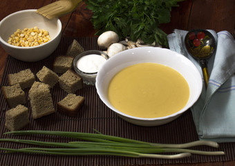 Cream pea soup