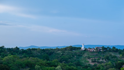 Fototapeta na wymiar Lighthouse on the Hill