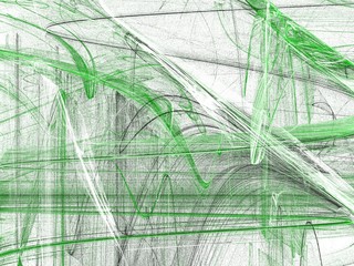 Abstract grunge dirty green background on white backdrop