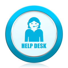 Help desk vector icon.